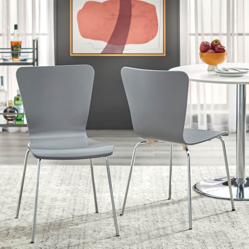 Porch & Den Erie Chairs (Set of 2) - Grey