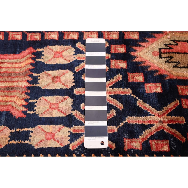 ECARPETGALLERY Hand-knotted Konya Anatolian Dark Navy Wool Rug - 5'5 x 7'7