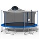 preview thumbnail 3 of 9, Trampoline Kids and Adults Outdoor Jumbo Round 16 Ft Trampoline with Enclosure