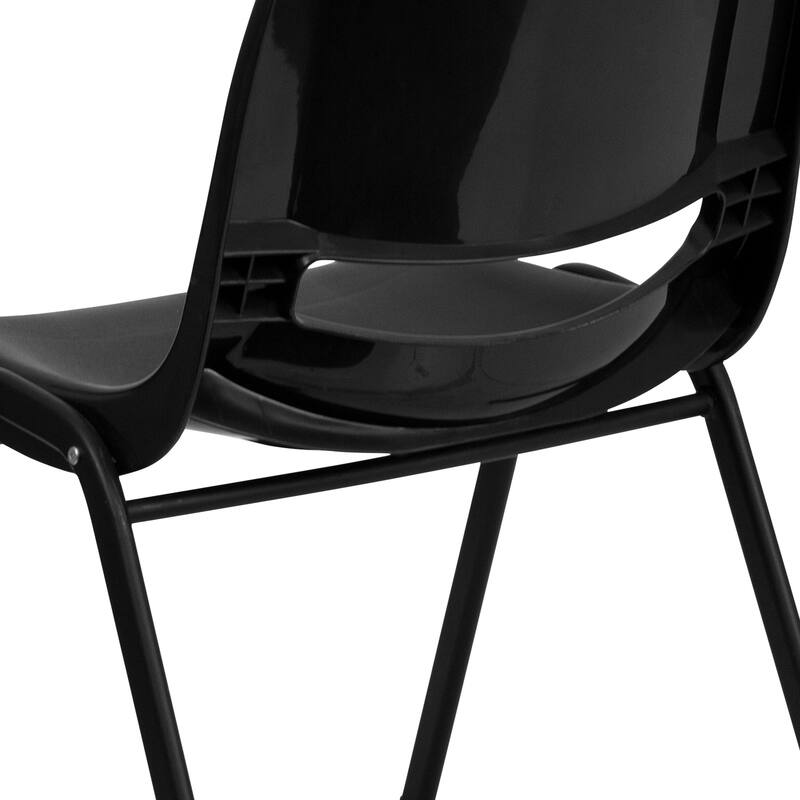 5 Pack 661 lb. Capacity Ergonomic Shell Stack Chair