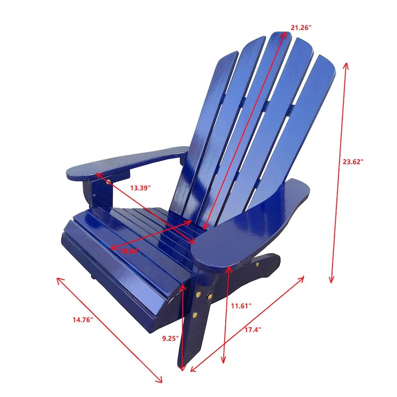 Adirondack Chair Lounge Chair with Armrests, Reading Chair Accent Chair Leisure Chair Reception Chair Side Chair