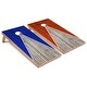 preview thumbnail 1 of 5, Royal and Orange Pyramid Outdoor Cornhole Set All-Weather 2x4 - Include ALL Accessories
