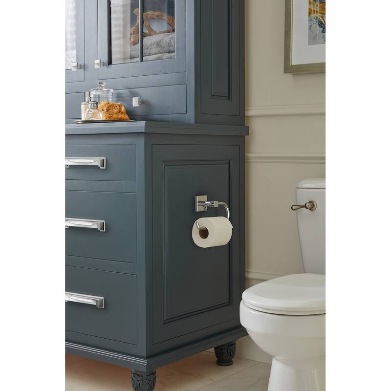 Amerock Appoint Wall Mounted Euro Toilet Paper Holder