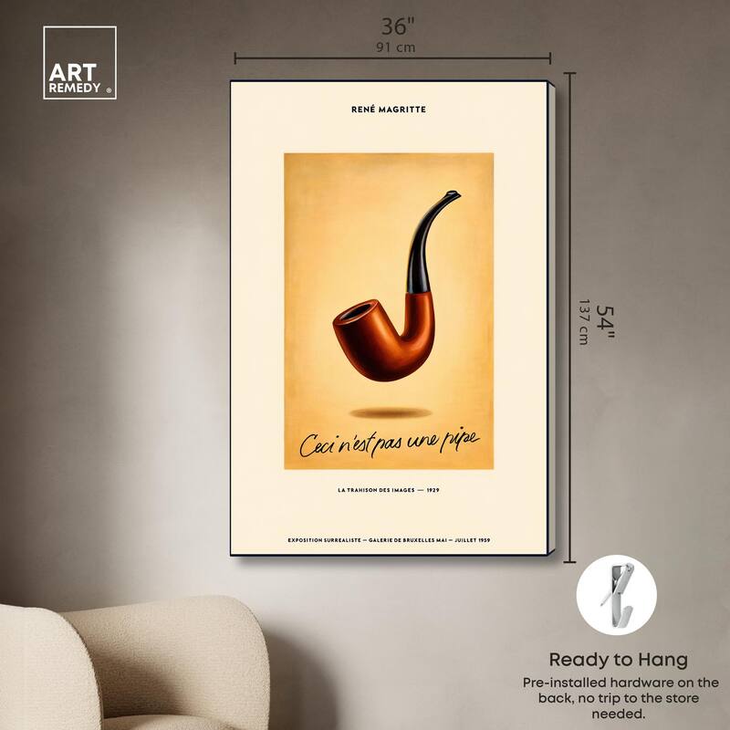 Deceptive Pipe II Canvas by Art Remedy, Gallery Wrapped