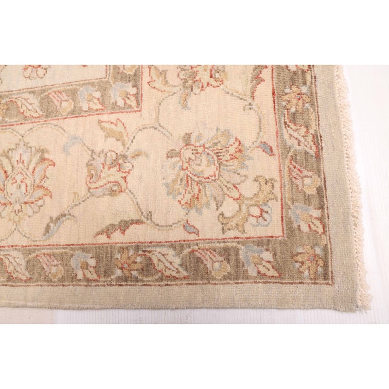 ECARPETGALLERY Hand-knotted Jamshidpour Light Grey Wool Rug - 8'0 x 9'10