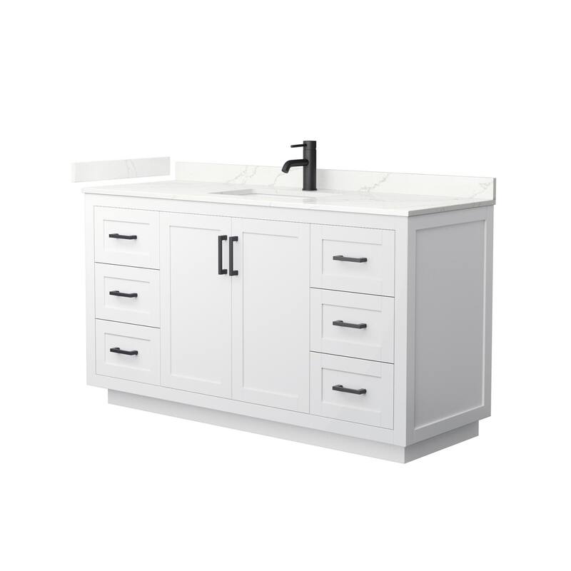 Wyndham Collection WCF292960S-QTZ-UNSMXX Miranda 60" Free Standing