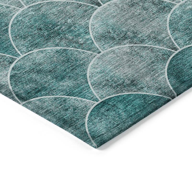 Machine Washable Indoor/ Outdoor Chantille Contemporary Rug