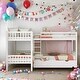 preview thumbnail 1 of 15, Twin L-Shaped Bunk bed with Drawers,Space-Efficient Multifunctional Bunk Bed With Storag Gray