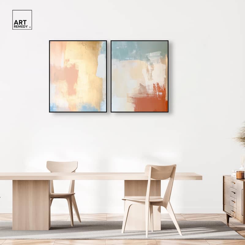 Painted Serenity I Canvas Set of 2 by Art Remedy