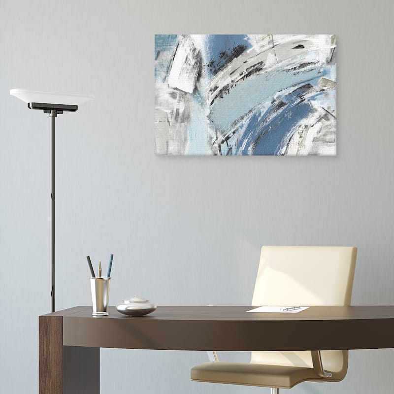 Blue Mykonos by Judith Shapiro Canvas Art Print