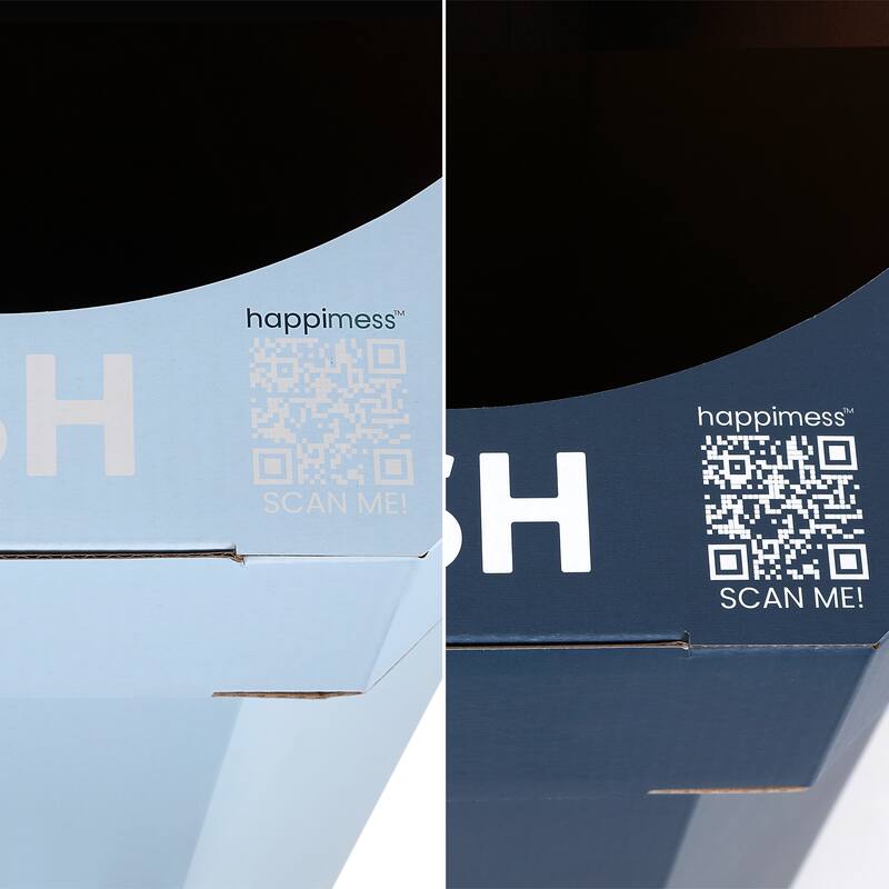 25-Gallon Disposable Cardboard Event Trash Can and Recycling Bin (Set of 2)