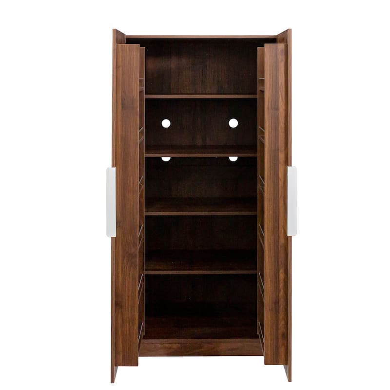 Kitchen Pantry Cabinet Storage Cabinet, Freestanding Buffet Cupboards Sideboard with Doors & Shelves