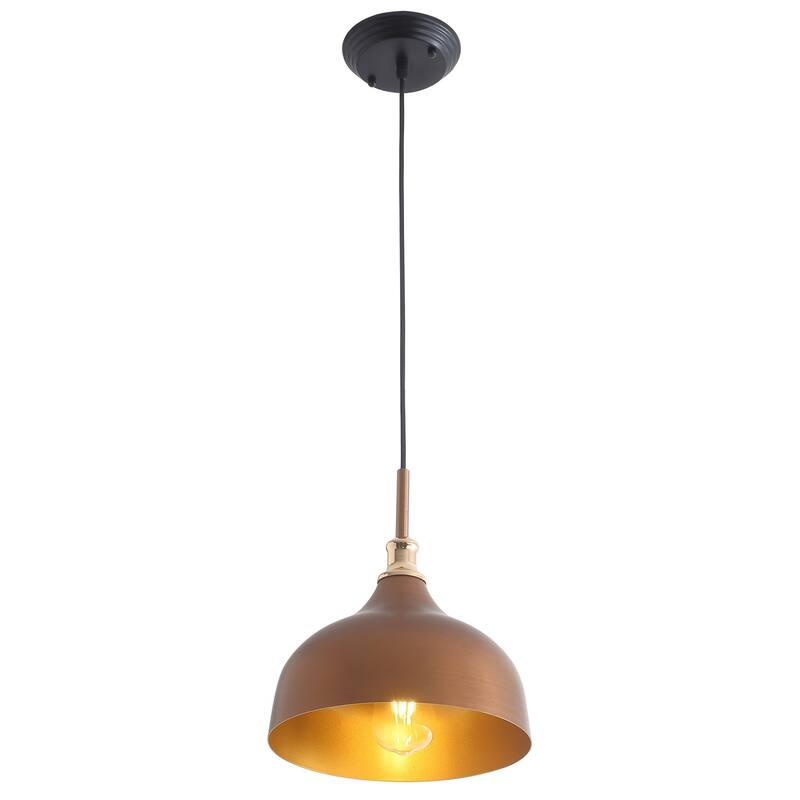 Vintage 1-Light Unique Dome Shape Pendant Lighting Fixture
