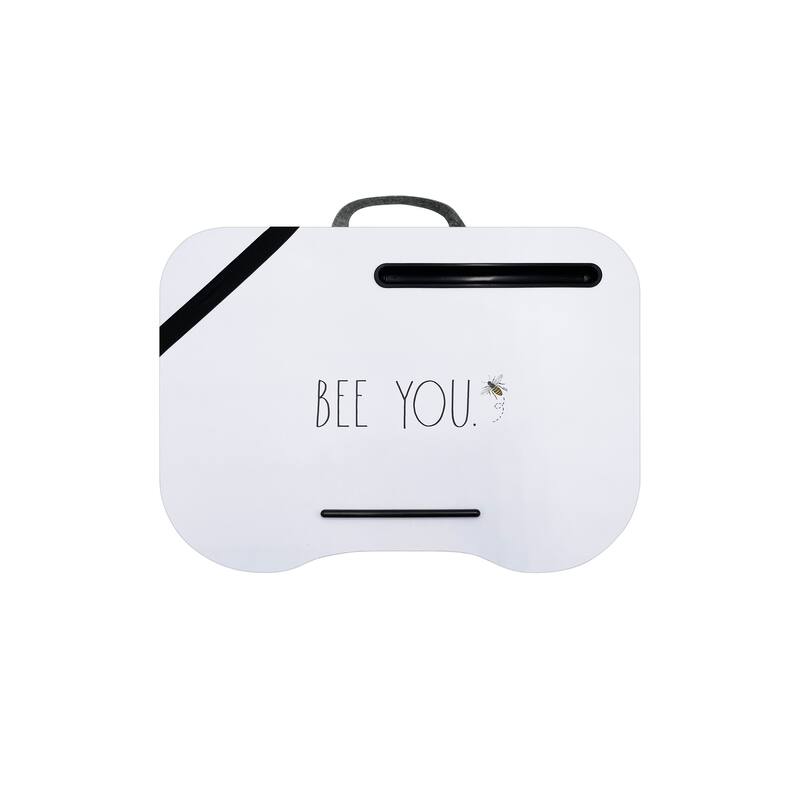Rae Dunn Cushion Backed Laptop Desk - BEE YOU