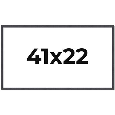 41x22 Frame Brown Picture Frame - Complete Modern Photo Frame Includes