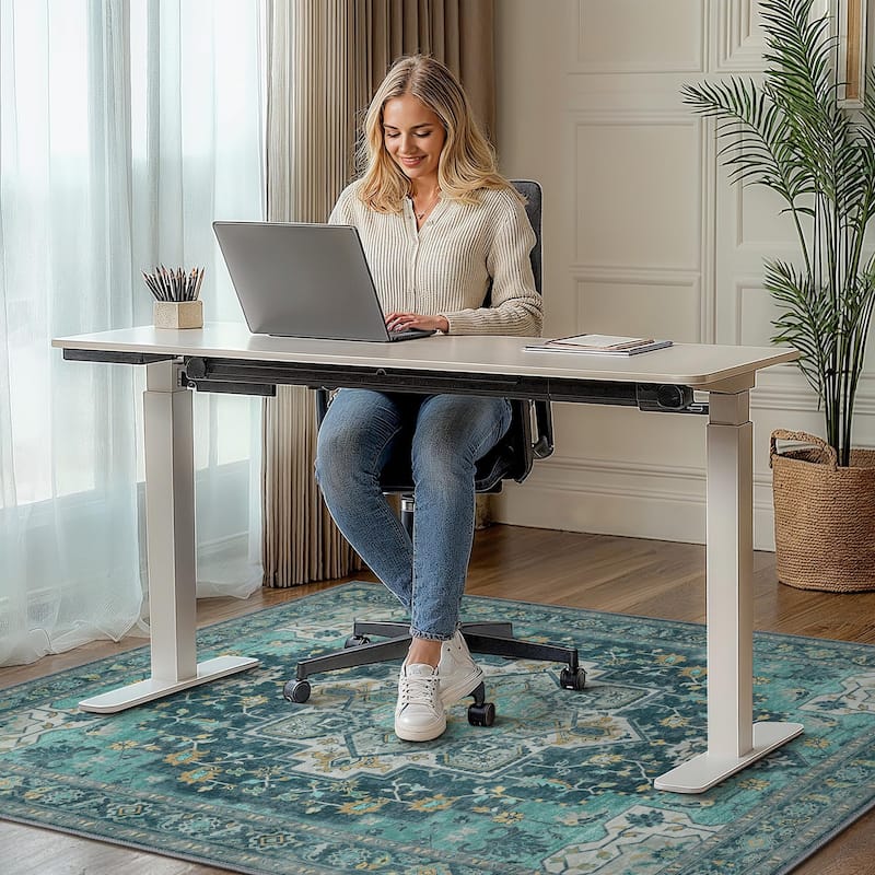 Mcow Low Pile Machine Washable Non-Slip Area Rug - 3'X4'