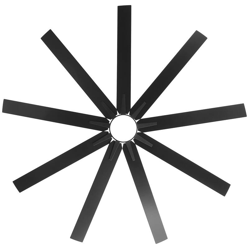 36/42/52/56/72/84-Inch Reversible 3/5/9-Blade Integrated LED Ceiling Fan with Light Remote