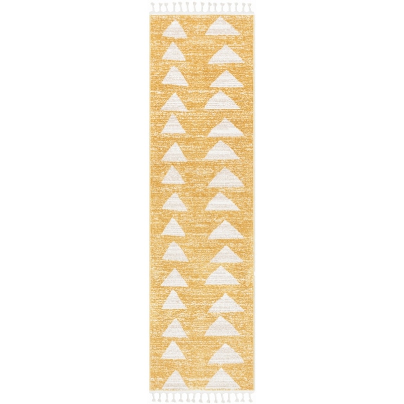 Well Woven Kennedy Triangles Modern Geometric Pattern Area Rug