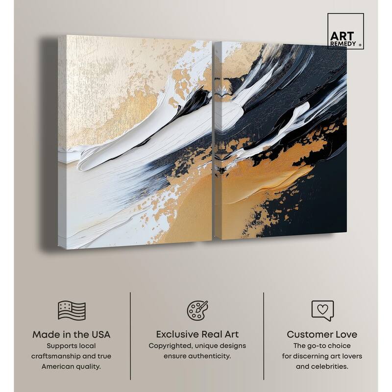 Forces III Canvas Set of 2 by Art Remedy, Gallery Wrapped