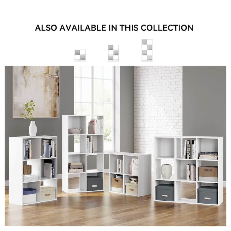 Signature Design by Ashley Onita White 9 Cube Organizer - 35" W x 12" D x 35" H