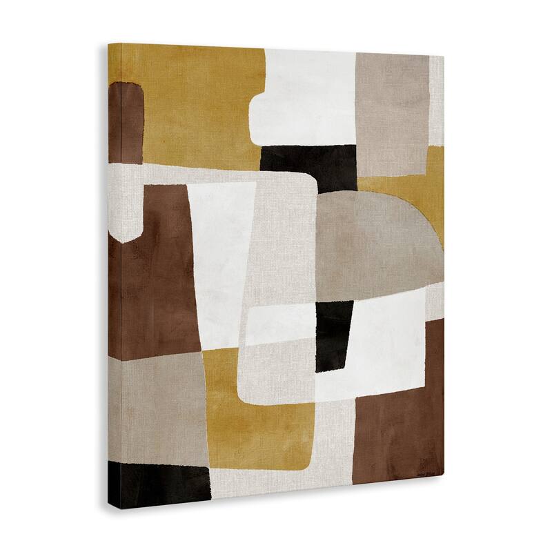 Stupell Funky Boho Geometric Shapes Canvas Wall Art Design By Amber Sterling