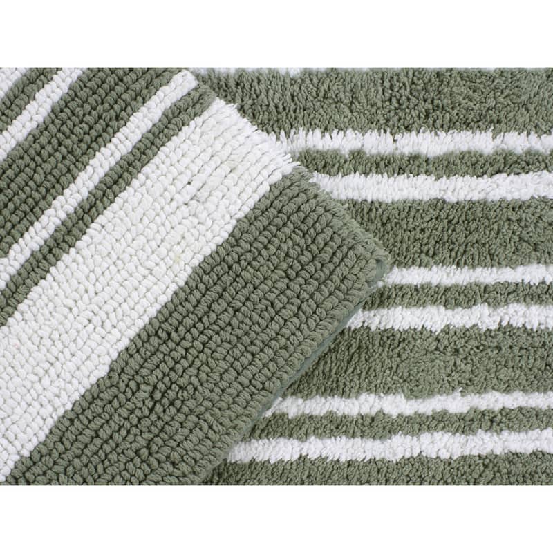 Delran Cotton Tufted Reversible Bath Runner - 22"X60"