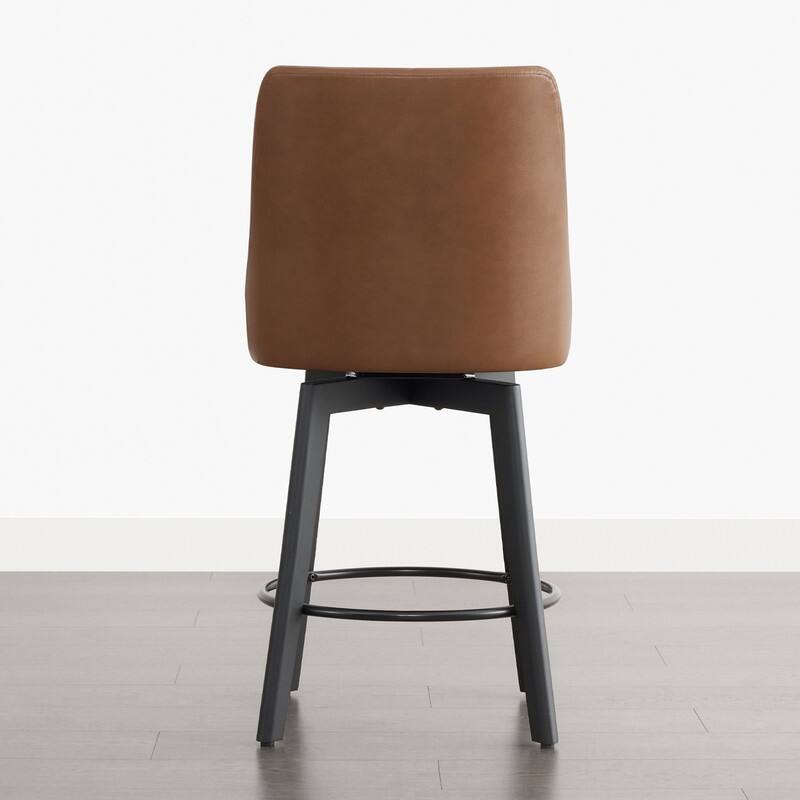 Spruce & Spring Modern Swivel Counter Height Bar Stool