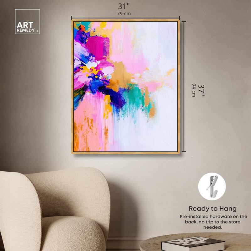 Contrast of Purity III Canvas by Art Remedy