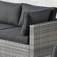 preview thumbnail 28 of 45, OVIOS 7-Piece Low Profile Deep Seat Wicker Outdoor Patio Furniture Set