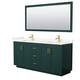 Option Green, Gold Trim, Giotto Quartz Top