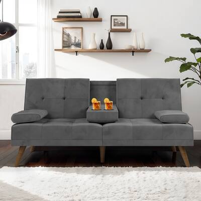 Futzca Futon Couch Sofa Bed, Small Sleeper Sofa Chair Loveseat
