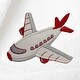 preview thumbnail 4 of 17, Sweet Kids 100% Polyester SUPER PLUSH Double Brushed Hooded Bathrobe - JET PLANE