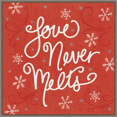 Snowplace Like Home VI by Anne Tavoletti Framed Canvas Wall Art