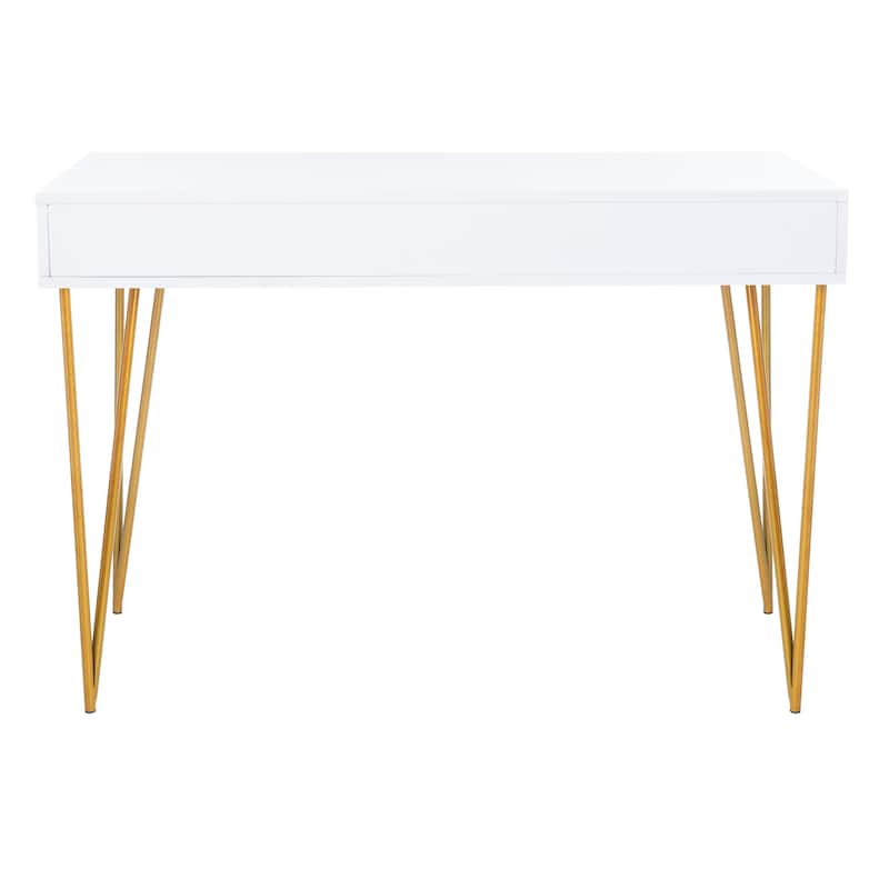 SAFAVIEH Ladonna Pine Natural 2-Drawer Desk