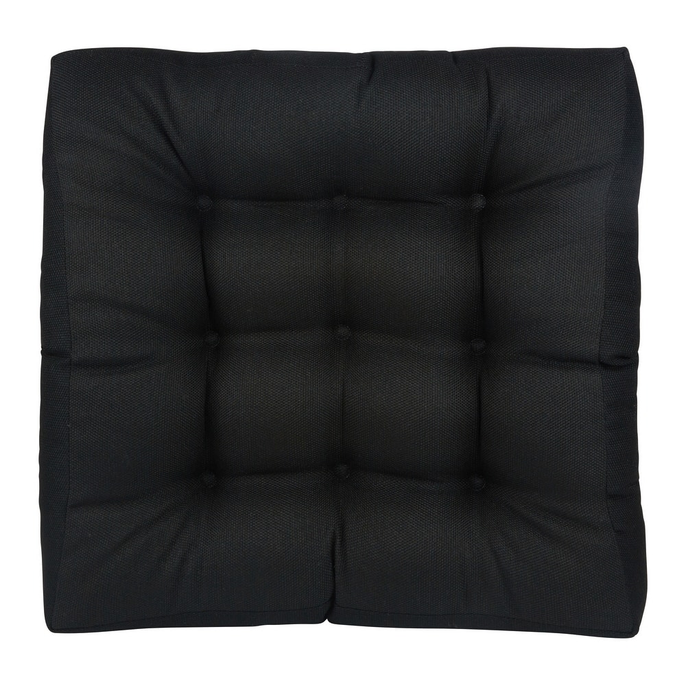 Klear Vu Gripper Home Square Seat Non-Slip Tufted Extra Thick Floor Cushion