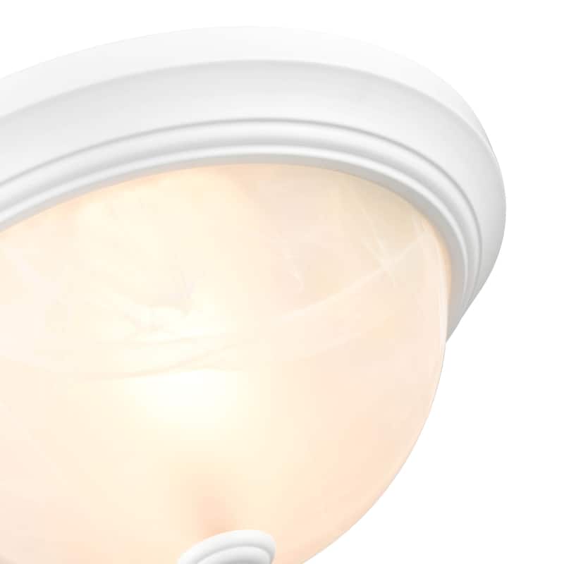 Millennium Lighting Metal 2 Light Flush Mount Ceiling Fixture in Multiple Finishes - N/A
