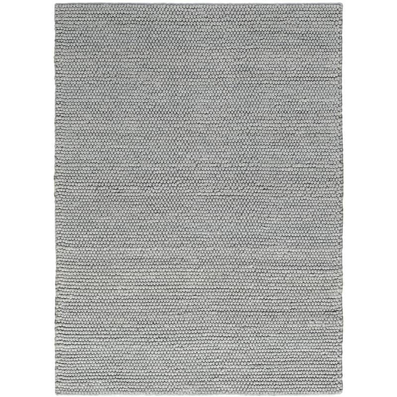 DKNY Pure Knots Indoor only Solid Area Rug - Denim - 4' x 6'
