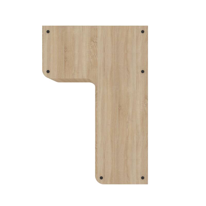 81.9"H Bookshelf Unique Side Table and Bookcases Room Divider Bookcase