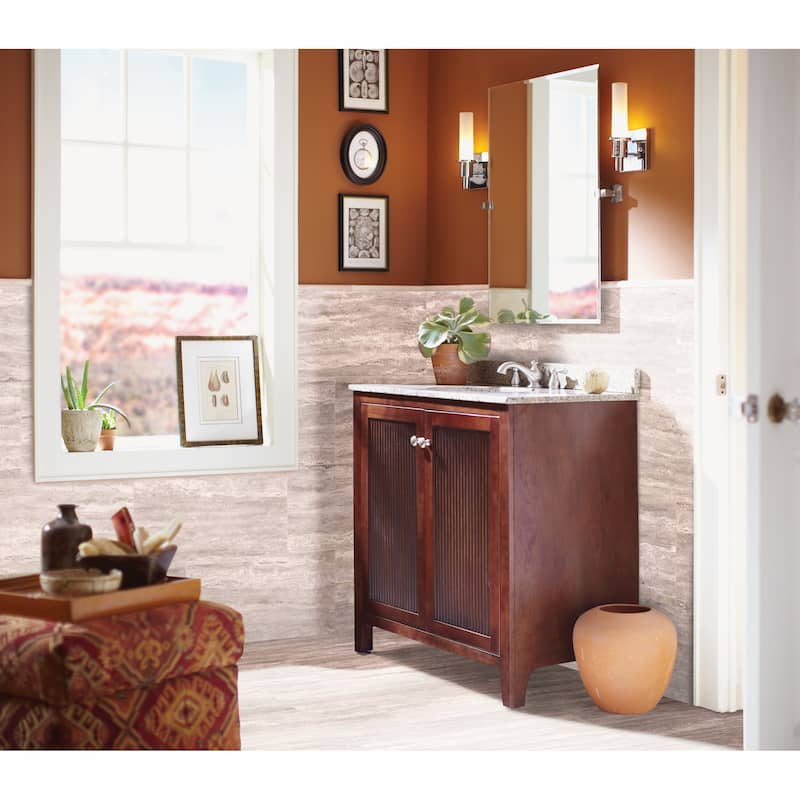 Ackland AKNPTLIN12X24P-CA Linden - 12" x 24" Porcelain Solid Floor and