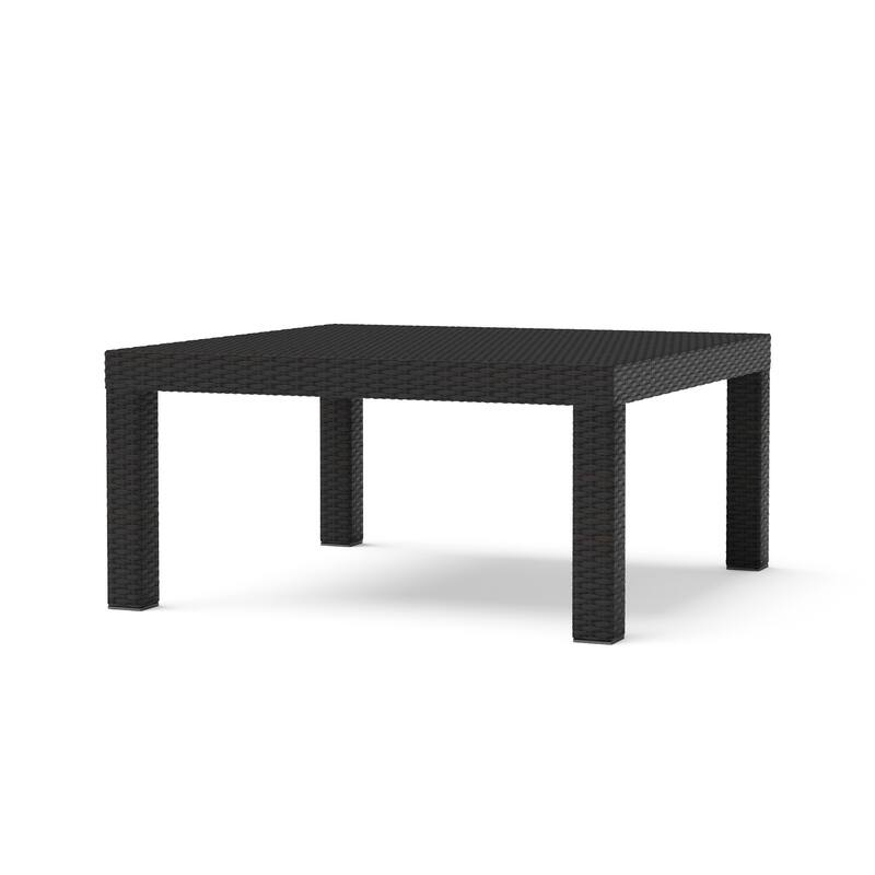 Deco 4 Piece Sunbrella Outdoor Patio Sectional & Table