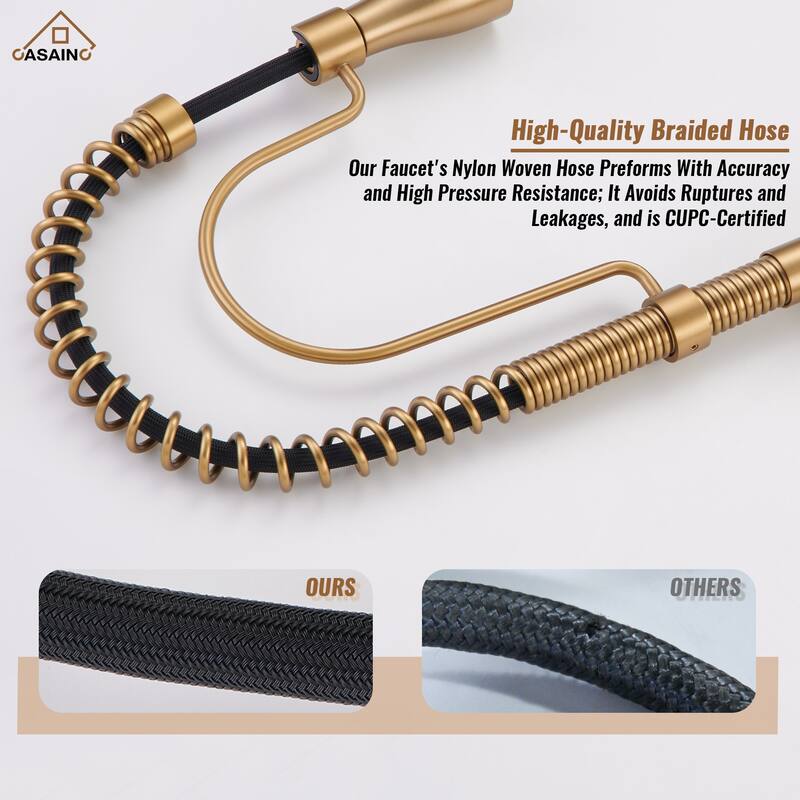 Single Handle Pull Down Sprayer Kitchen Faucet