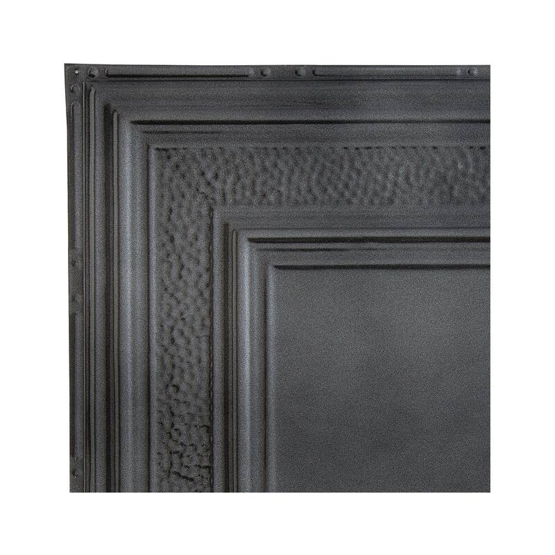 Great Lakes Tin Milwaukee Lay-in Ceiling Tile - Argento - Sample