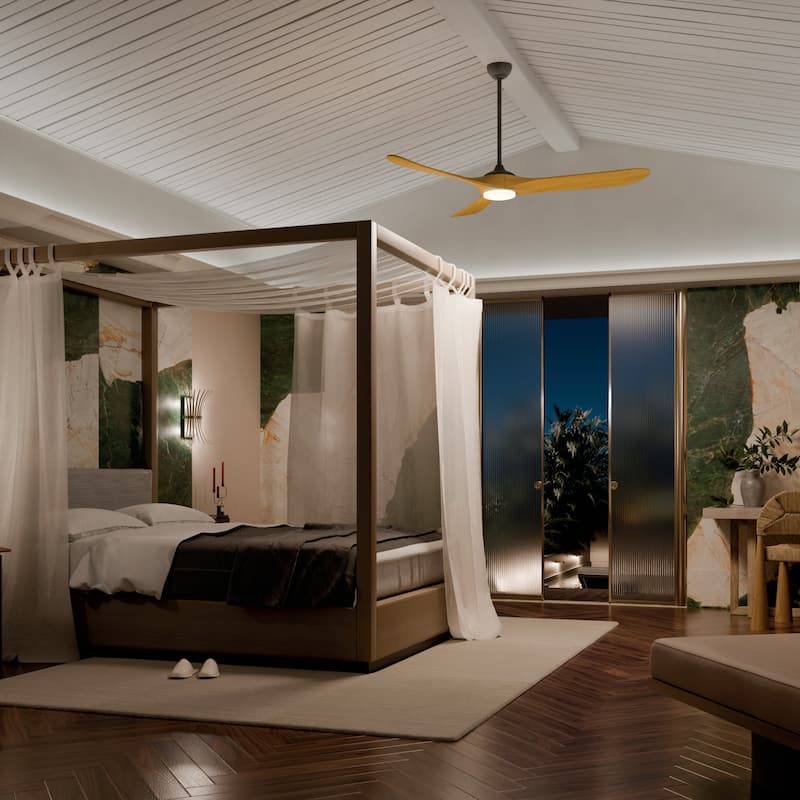 Kichler Lighting Mylo 70 Inch Ceiling Fan with Satin Etch Cased Opal Glass