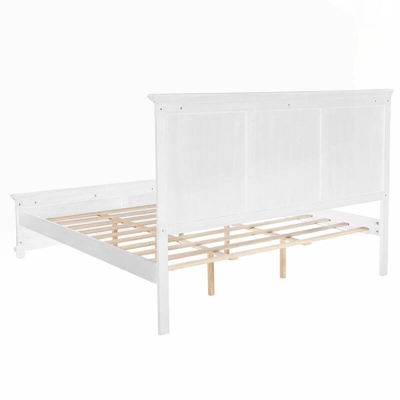 Pinewood Bed with Strengthened Bed Frame