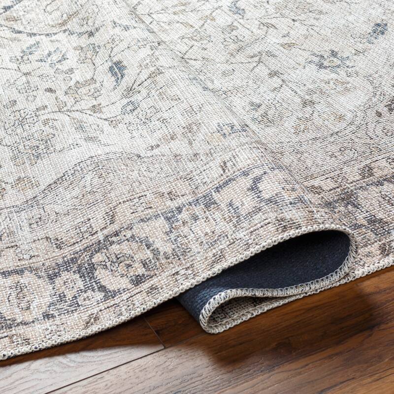 Carleigh Traditional Washable Area Rug