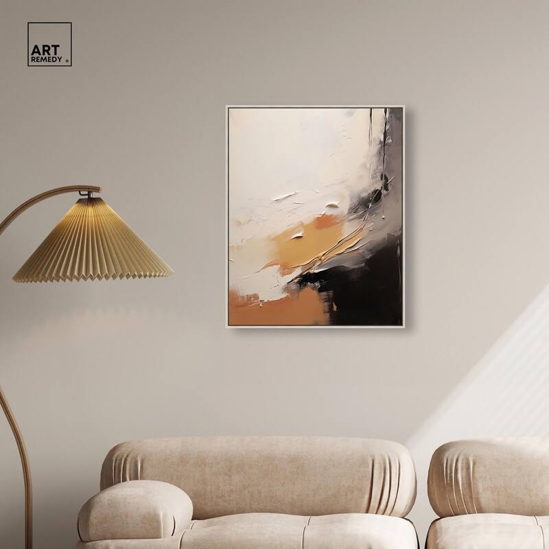 Baked Clay I Canvas by Art Remedy