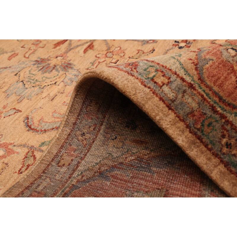 ECARPETGALLERY Hand-knotted Finest Agra Jaipur Light Brown Wool Rug - 8'0 x 10'1