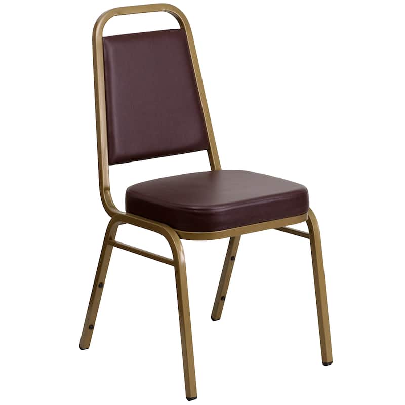 Trapezoidal Back Stacking Banquet Chair with 2.5" Thick Seat - 20.25"D x 17.5"W x 36"H