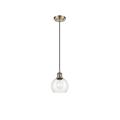 Innovations Lighting Ballston Athens 1 Light 6" Cord Hung Mini Pendant