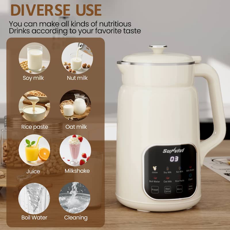 8 in 1 Nut Milk Maker Machine